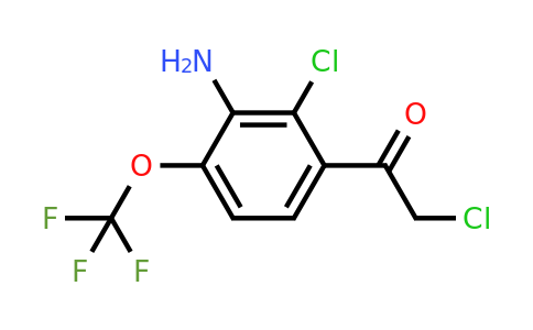 1805558-94-4 | 3'-Amino-2'-chloro-4'-(trifluoromethoxy)phenacyl chloride
