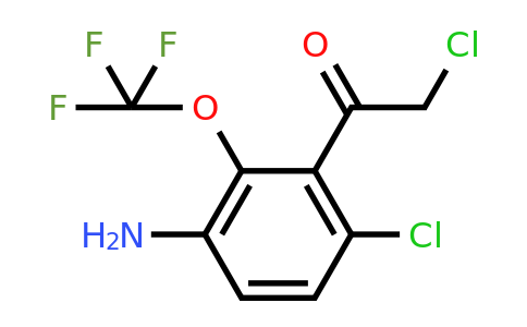1805558-96-6 | 3'-Amino-6'-chloro-2'-(trifluoromethoxy)phenacyl chloride