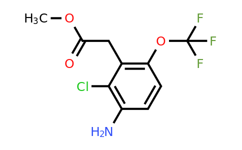 1805559-10-7 | Methyl 3-amino-2-chloro-6-(trifluoromethoxy)phenylacetate