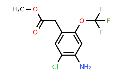 1805559-12-9 | Methyl 4-amino-5-chloro-2-(trifluoromethoxy)phenylacetate