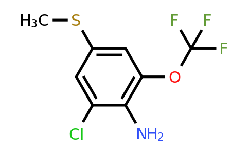 1805559-44-7 | 4-Amino-3-chloro-5-(trifluoromethoxy)thioanisole