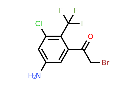 1805559-98-1 | 5'-Amino-3'-chloro-2'-(trifluoromethyl)phenacyl bromide