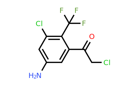 1805560-04-6 | 5'-Amino-3'-chloro-2'-(trifluoromethyl)phenacyl chloride