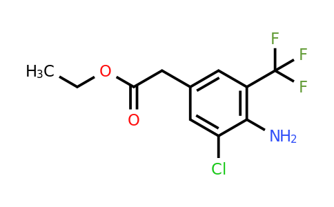 1805560-16-0 | Ethyl 4-amino-3-chloro-5-(trifluoromethyl)phenylacetate