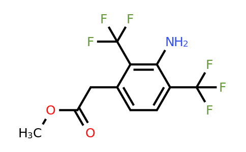1805560-84-2 | Methyl 3-amino-2,4-bis(trifluoromethyl)phenylacetate