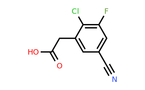 1805561-32-3 | 2-Chloro-5-cyano-3-fluorophenylacetic acid