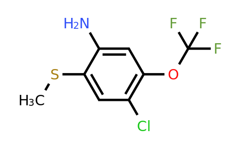 1805561-48-1 | 2-Amino-5-chloro-4-(trifluoromethoxy)thioanisole