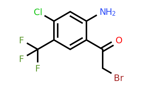 1805562-12-2 | 2'-Amino-4'-chloro-5'-(trifluoromethyl)phenacyl bromide