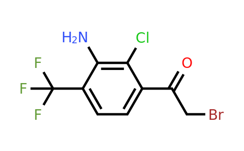 1805562-21-3 | 3'-Amino-2'-chloro-4'-(trifluoromethyl)phenacyl bromide