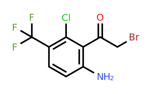 1805562-30-4 | 6'-Amino-2'-chloro-3'-(trifluoromethyl)phenacyl bromide