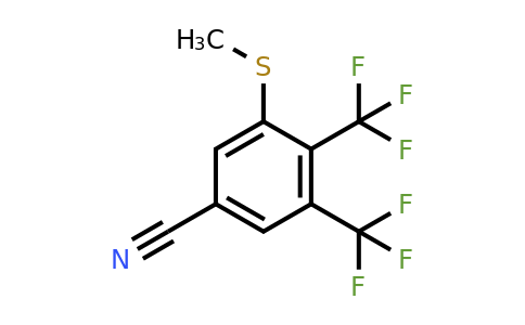 1805562-40-6 | 2,3-Bis(trifluoromethyl)-5-cyanothioanisole