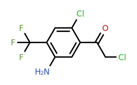 1805562-42-8 | 5'-Amino-2'-chloro-4'-(trifluoromethyl)phenacyl chloride