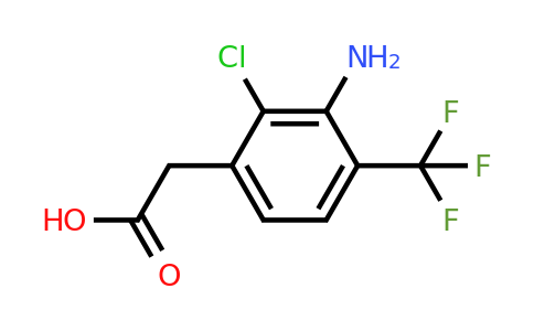 1805562-51-9 | 3-Amino-2-chloro-4-(trifluoromethyl)phenylacetic acid