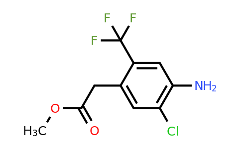 1805562-75-7 | Methyl 4-amino-5-chloro-2-(trifluoromethyl)phenylacetate