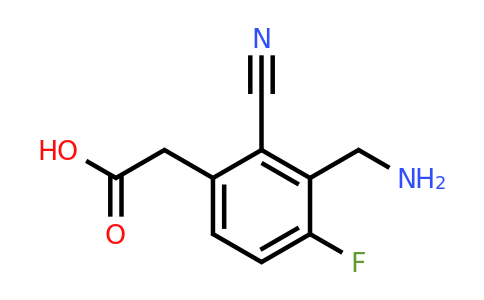 1805562-95-1 | 3-Aminomethyl-2-cyano-4-fluorophenylacetic acid
