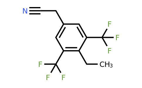 1805564-38-8 | 3,5-Bis(trifluoromethyl)-4-ethylphenylacetonitrile