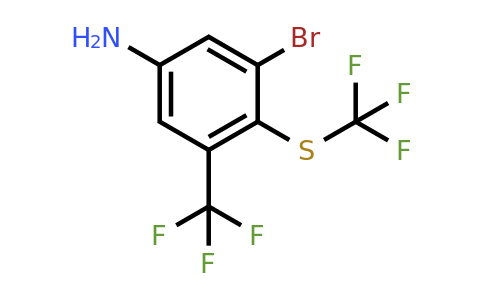1805566-31-7 | 3-Bromo-5-trifluoromethyl-4-(trifluoromethylthio)aniline