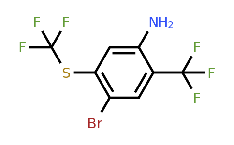 1805566-32-8 | 4-Bromo-2-trifluoromethyl-5-(trifluoromethylthio)aniline