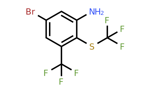 1805566-33-9 | 5-Bromo-3-trifluoromethyl-2-(trifluoromethylthio)aniline