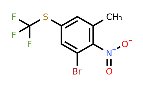1805568-47-1 | 3-Bromo-2-nitro-5-(trifluoromethylthio)toluene