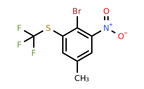 1805568-56-2 | 4-Bromo-5-nitro-3-(trifluoromethylthio)toluene