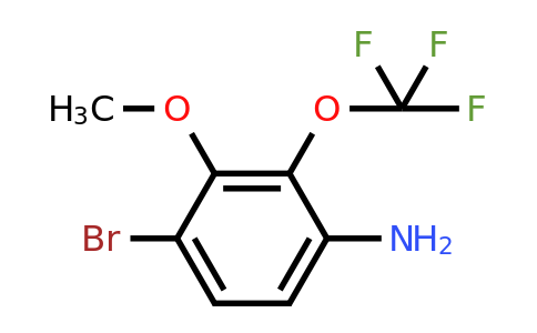 1805569-02-1 | 4-Bromo-3-methoxy-2-(trifluoromethoxy)aniline