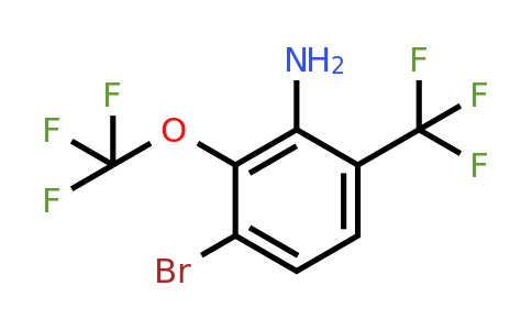 1805569-48-5 | 3-Bromo-2-trifluoromethoxy-6-(trifluoromethyl)aniline