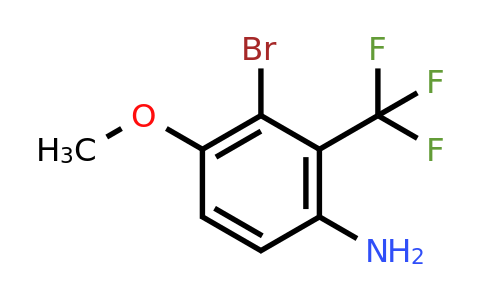 1805569-57-6 | 3-Bromo-4-methoxy-2-(trifluoromethyl)aniline