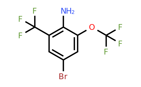 1805569-67-8 | 4-Bromo-2-trifluoromethoxy-6-(trifluoromethyl)aniline