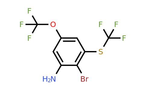 1805569-78-1 | 2-Bromo-5-trifluoromethoxy-3-(trifluoromethylthio)aniline