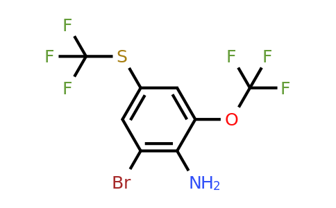 1805569-91-8 | 2-Bromo-6-trifluoromethoxy-4-(trifluoromethylthio)aniline