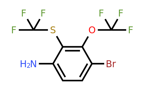 1805569-98-5 | 4-Bromo-3-trifluoromethoxy-2-(trifluoromethylthio)aniline