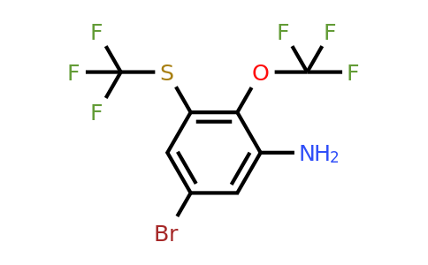 1805570-04-0 | 5-Bromo-2-trifluoromethoxy-3-(trifluoromethylthio)aniline
