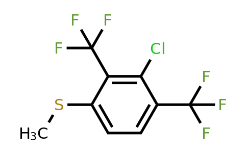 1805570-36-8 | 2,4-Bis(trifluoromethyl)-3-chlorothioanisole