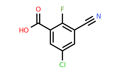 1805570-99-3 | 5-Chloro-3-cyano-2-fluorobenzoic acid