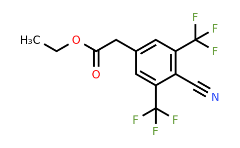 1805573-16-3 | Ethyl 3,5-bis(trifluoromethyl)-4-cyanophenylacetate