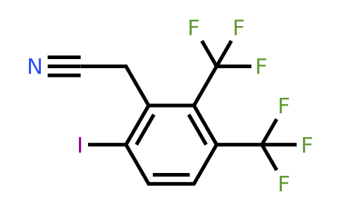 1805573-18-5 | 2,3-Bis(trifluoromethyl)-6-iodophenylacetonitrile