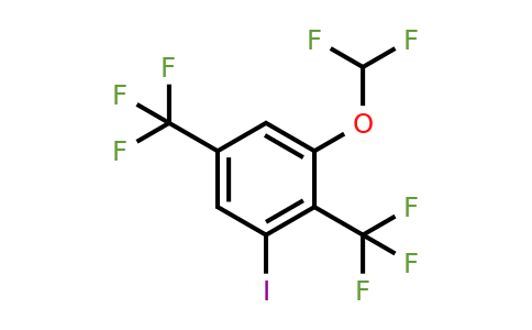 1805573-89-0 | 1,4-Bis(trifluoromethyl)-2-(difluoromethoxy)-6-iodobenzene