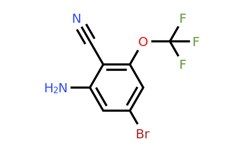 1805574-16-6 | 5-Bromo-2-cyano-3-(trifluoromethoxy)aniline