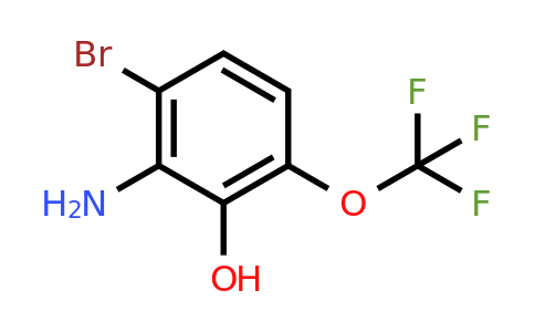 1805574-40-6 | 6-Bromo-2-hydroxy-3-(trifluoromethoxy)aniline