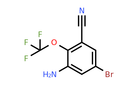 1805574-50-8 | 5-Bromo-3-cyano-2-(trifluoromethoxy)aniline