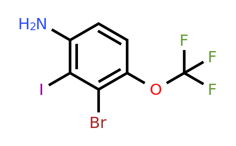 1805575-15-8 | 3-Bromo-2-iodo-4-(trifluoromethoxy)aniline