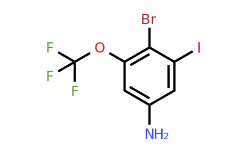 1805575-21-6 | 4-Bromo-3-iodo-5-(trifluoromethoxy)aniline