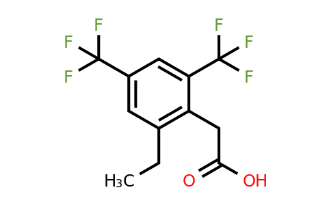 1805575-47-6 | 2,4-Bis(trifluoromethyl)-6-ethylphenylacetic acid