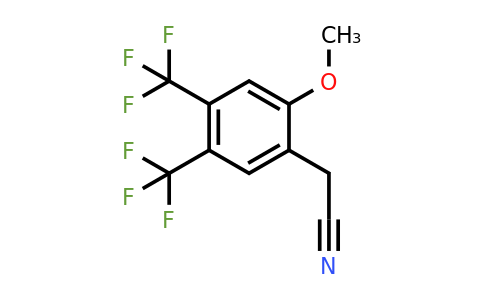 1805575-87-4 | 4,5-Bis(trifluoromethyl)-2-methoxyphenylacetonitrile