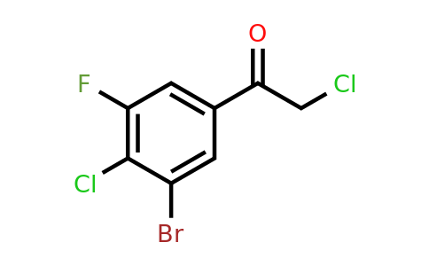 1805576-12-8 | 3'-Bromo-4'-chloro-5'-fluorophenacyl chloride