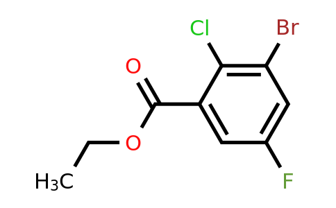1805576-76-4 | Ethyl 3-bromo-2-chloro-5-fluorobenzoate