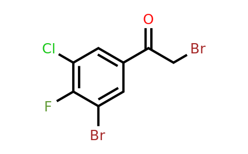 1805576-82-2 | 3'-Bromo-5'-chloro-4'-fluorophenacyl bromide
