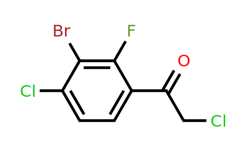 1805576-86-6 | 3'-Bromo-4'-chloro-2'-fluorophenacyl chloride