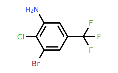 1805577-17-6 | 3-Bromo-2-chloro-5-(trifluoromethyl)aniline